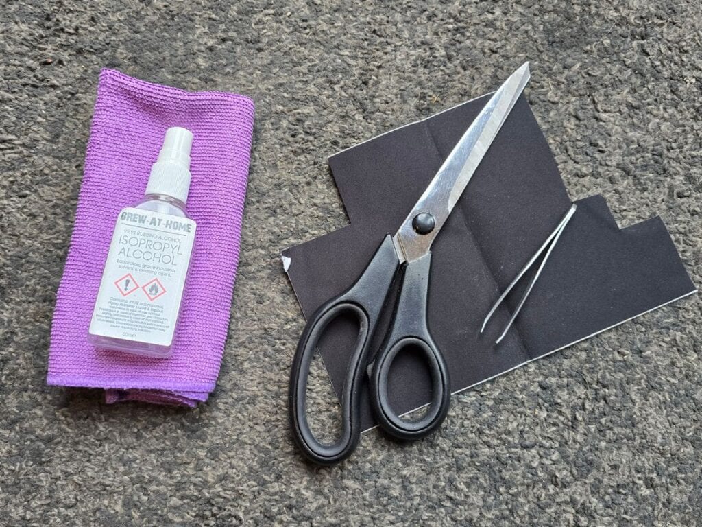 Down repair - items required