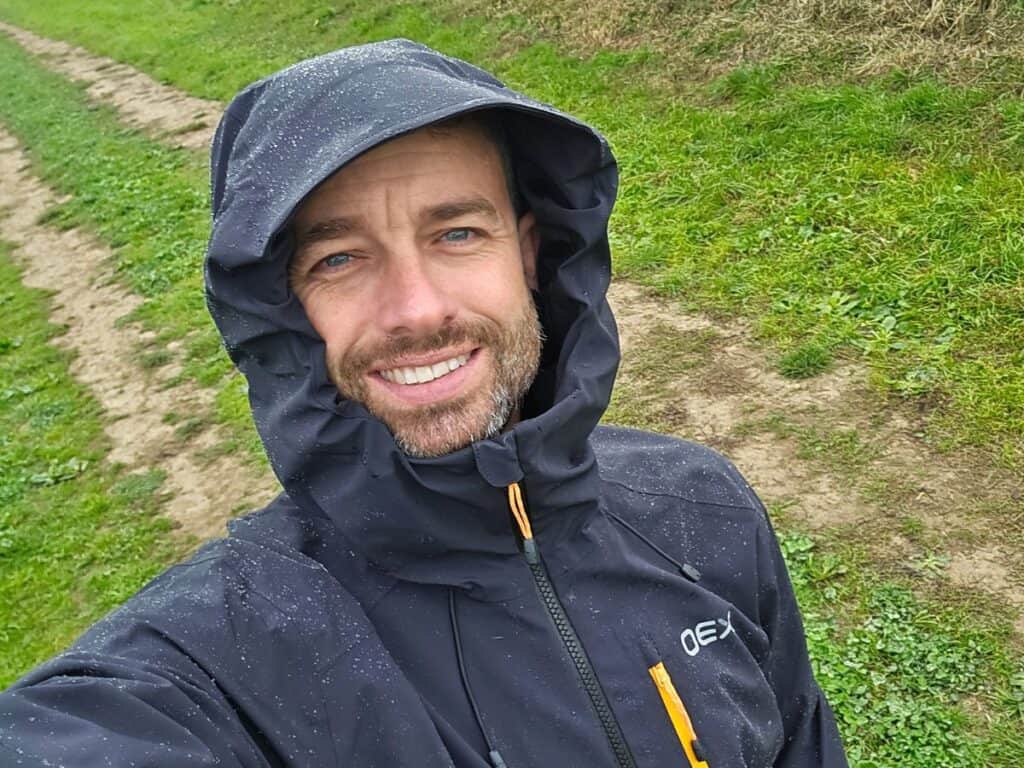 OEX Aonach II Waterproof Jacket tested on rainy walks acroos the south downs