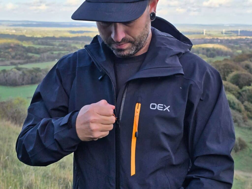 OEX Aonach II Waterproof Jacket Zips