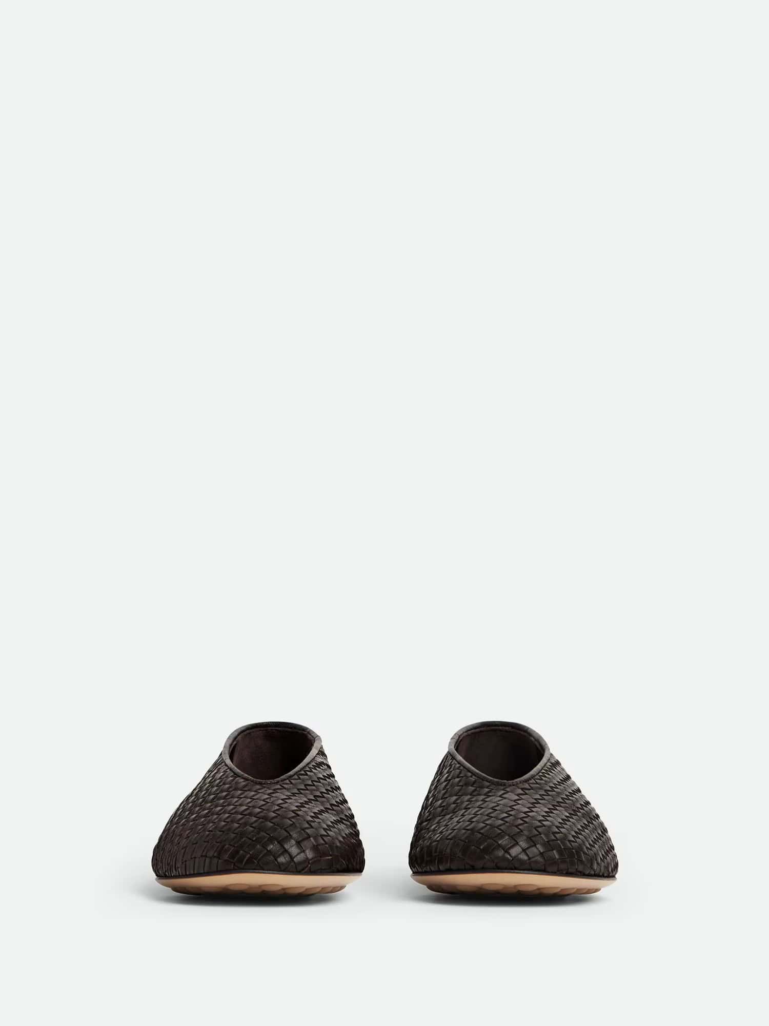 Braided Leather Flat Ballerine