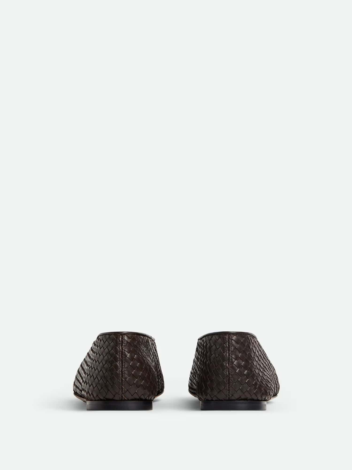 Braided Leather Flat Ballerine