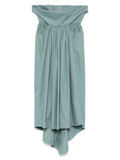 1. Saia longa de moda feminina em tecido leve, cor verde menta sonho.