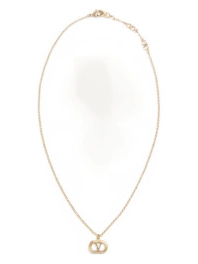 Atualize-se com elegância: Colar feminino de luxo com pingente Valentini em ouro rosé.