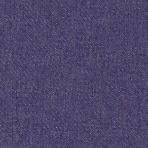 Een close-up van blauwe interieurstof met subtiele textuur en glans.
