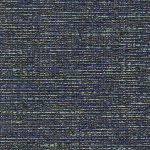 Een close-up van een blauwe interieurstoffen met textuur, perfect voor meubels en decoratie.