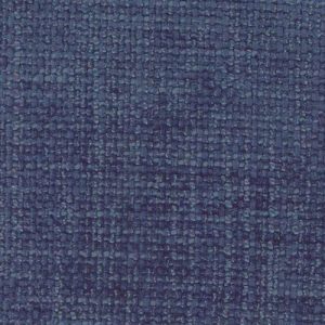 Stoffenwinkel decoratief textiel. Een close-up van donkerblauw interieurstoffen met textuur voor meubel- en raamstoffering.