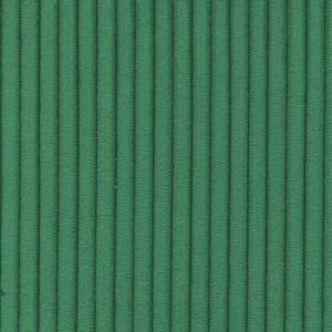 Hoogwaardige groene interieurstof met ribstructuur.