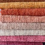 Hoogwaardige interieurstoffen in pastelkleuren.