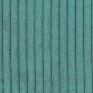 Interieurstoffen. Een close-up van turquoise interieurstoffen met verticale strepen, perfect voor raamdecoratie en meubels.