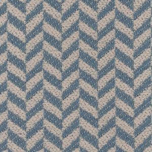 Decoratief blauwe interieurstoffen voor gordijnen, zacht meubilair en meer.