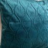 Stijlvolle turquoise interieurstoffen voor banken en decoraties.