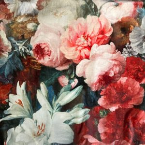Luxueuze interieurstoffen bloemenprint. Interieurstoffen, bloemenprint, meubelstoffen, zachte texturen.