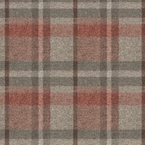 Vloerkleed met rood en beige ruitpatroon. Vloerkleed met klassiek rood-beige ruitpatroon en textuur, perfect voor gezellige interieurs.