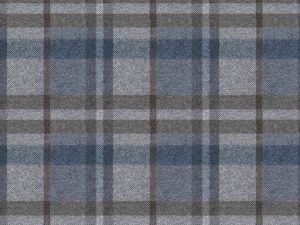 Stoffen voor interieur en meubels | StoffenBarn. Dichte close-up van ruitpatroon in grijs en bruin, ideaal voor interieurstoffen en meubelbekleding.