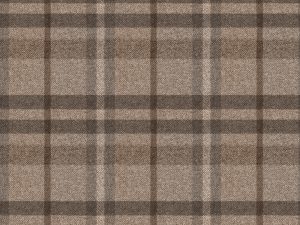 Plaid Stoff voor Interieur | StoffenBarn. Mooie bruine en beige geruite interieurstof, geschikt voor dekens, kussens en meubelbekleding.