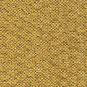 Caro Gold 132 – chenille meubelstof Caro Gold 132 gele chenille meubelstof met honingraatstructuur