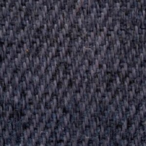 Dichtbij zoom van donkerbruine textielstof voor interieurdecoratie en meubelbekleding.