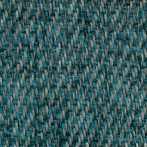 Details van hoogwaardig interieurstof in blauw en grijs tinten, geschikt voor meubels en raambekleding.