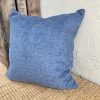 Kussens Mito meubelstof kussen voor interieurdecoratie, perfect voor bank of bed, toevoeging stof en textuur. Mito blue 45