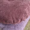 Geabstracte, zachte Mito blush 92 meubelstof in warm roestkleur, perfect voor decoratie en interieurprojecten.