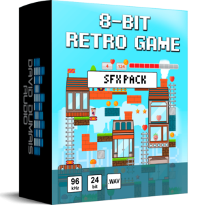 8BitRetroGame_CoverArt_1000x1000 8-Bit Retro Game SFX Pack