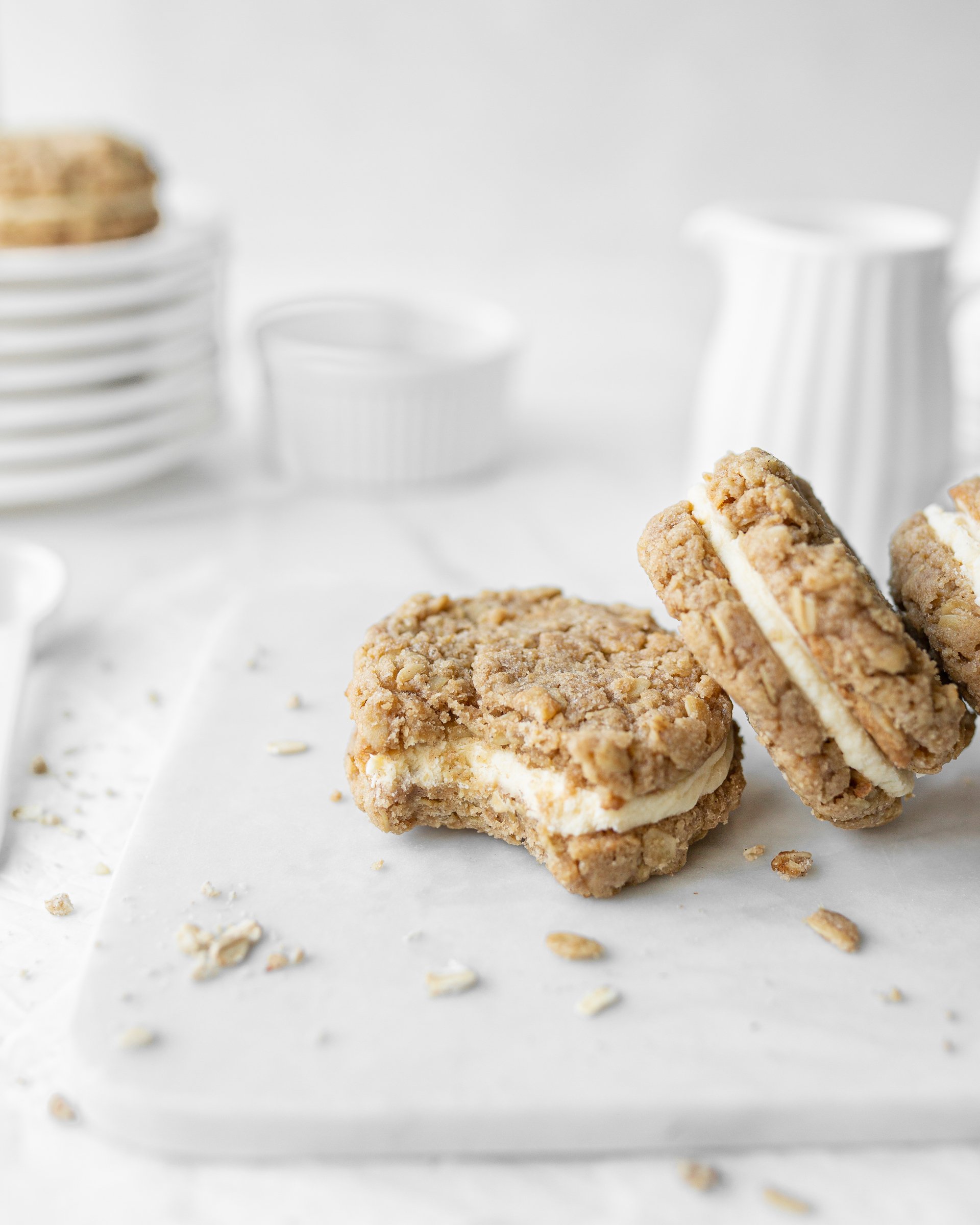 GF Oatmeal Whoopie Pies (top down)