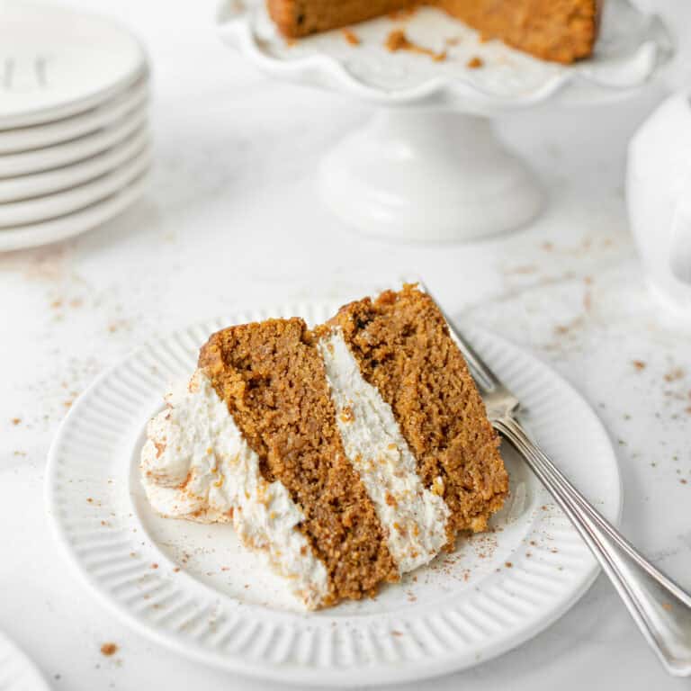 Gluten Free Pumpkin Spice Cake (straight on)