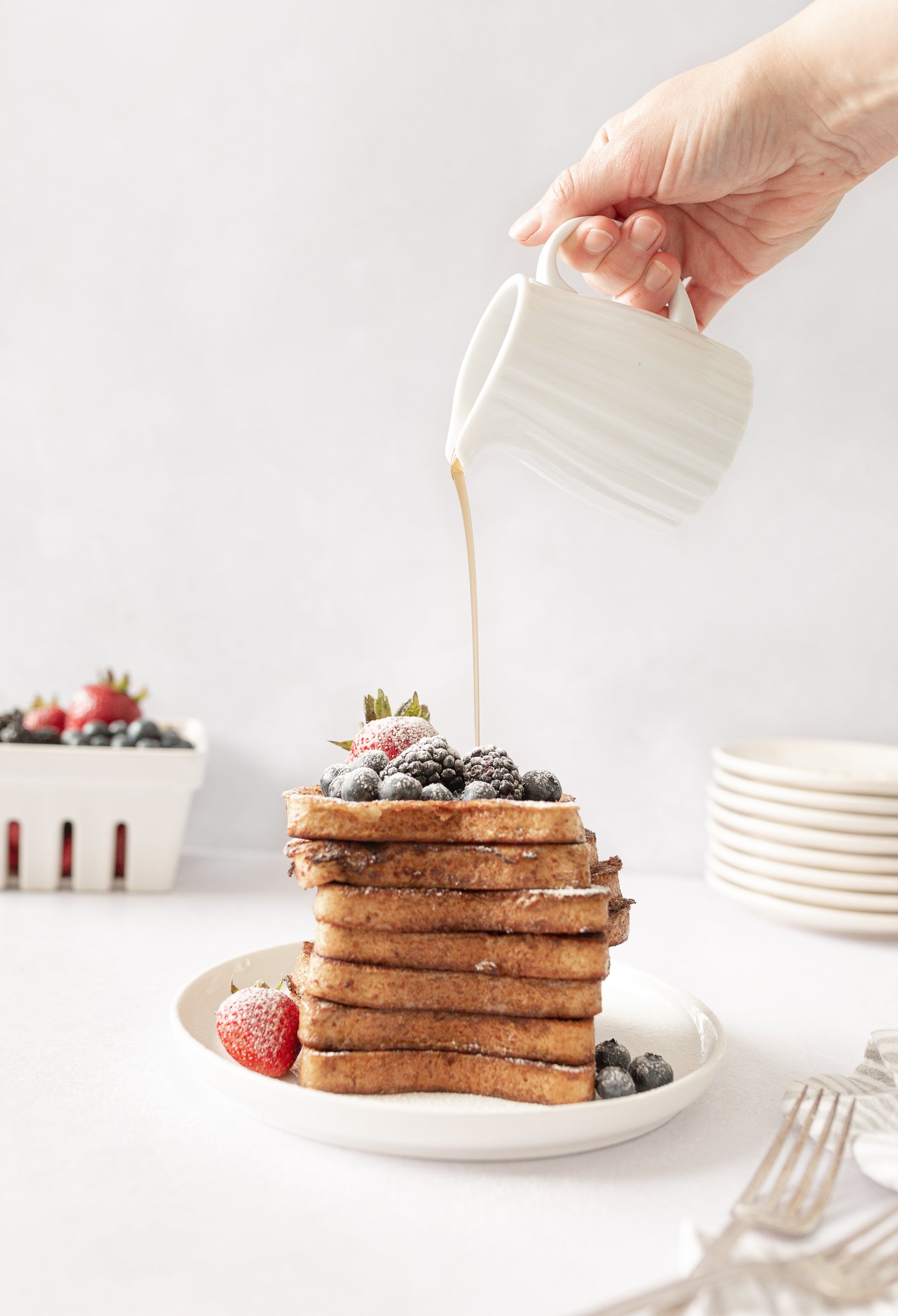 Classic French Toast with Berries (straight on)
