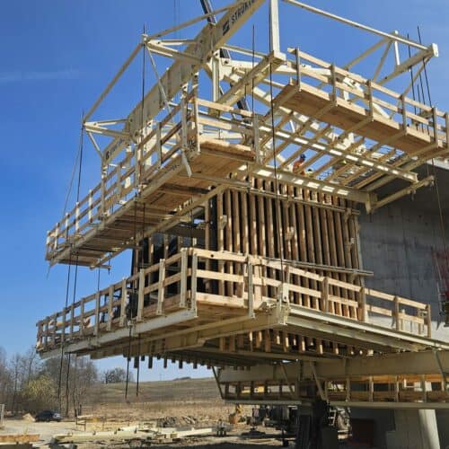 5 pairs of Balanced Cantilever Form Travellers at Construction of the Morawica and Wola Morawicka bypasses in Poland