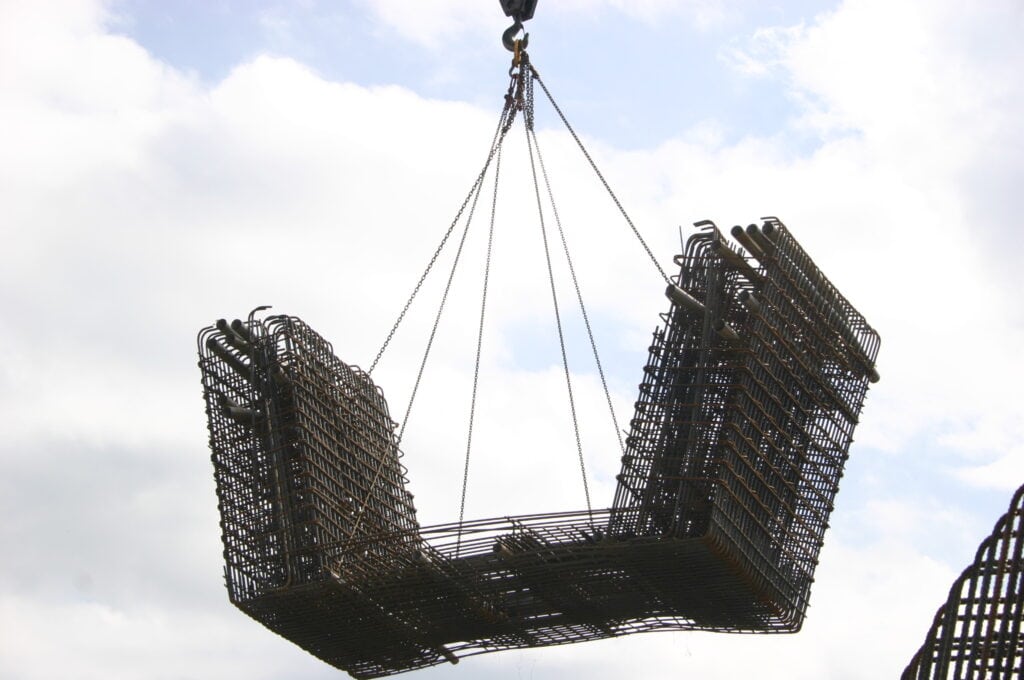 Figure 6: Pre-assembled reinforcement of the U segment