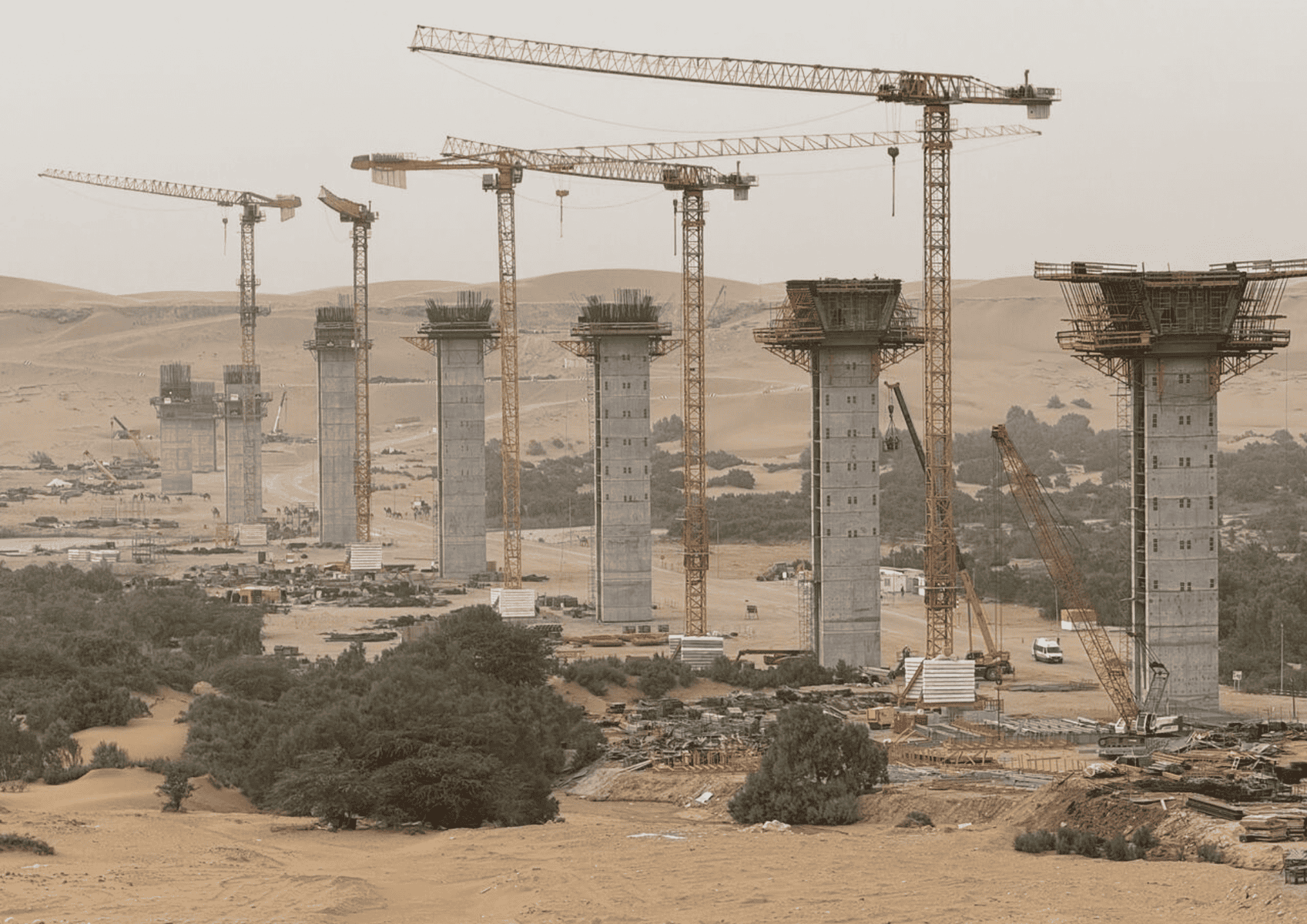 Sakia Hamra Bridge, Laayoune, Morocco