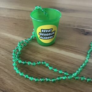 Shotjes ketting groen