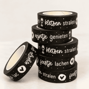 Washi tape “Feestje”