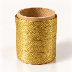 Cadeaulint "Goud glitter" 10 meter