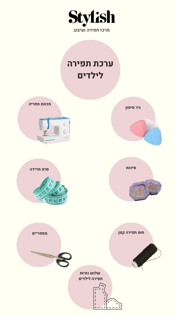 ערכת תפירה לילדים