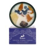 The Sun Tarot Crystal Candle