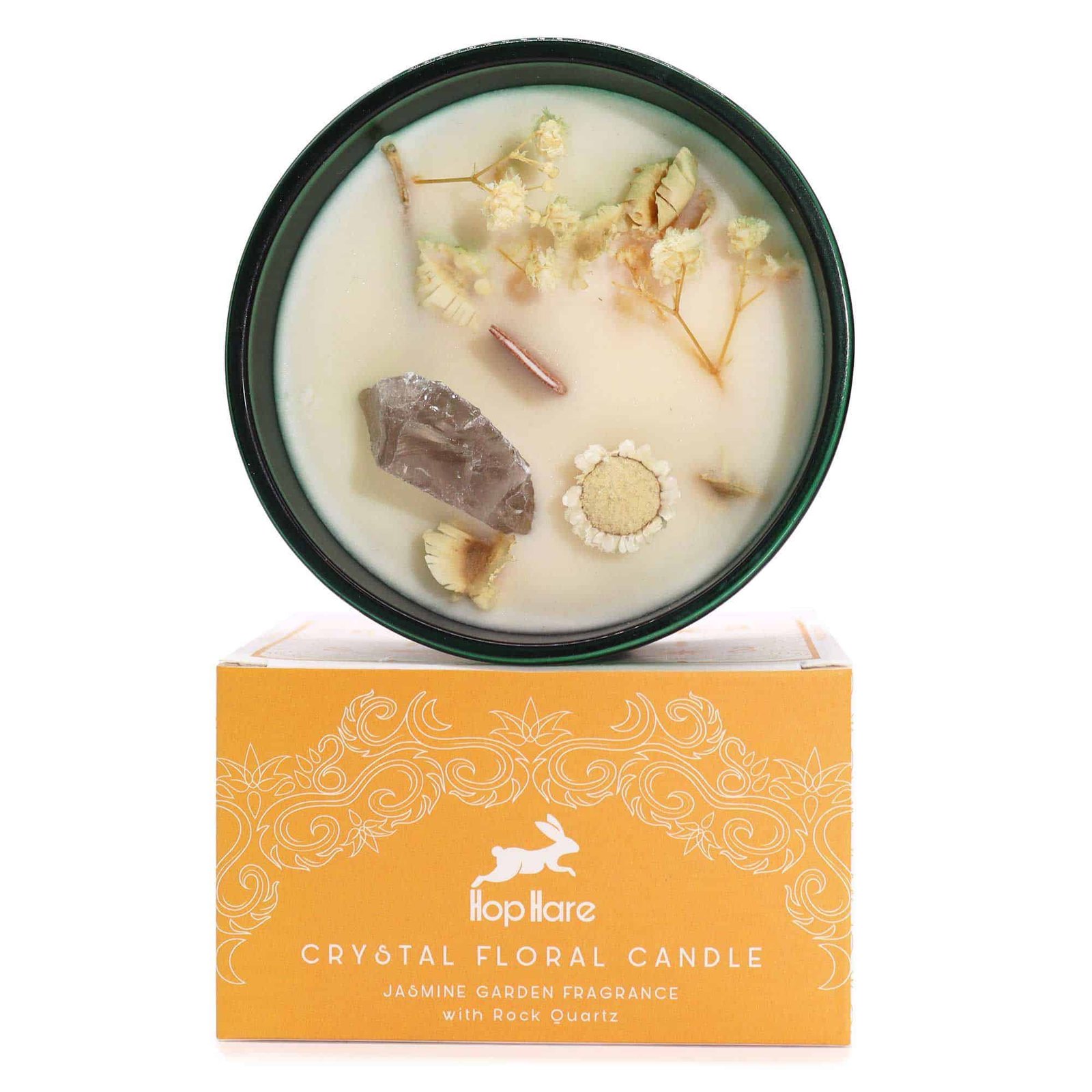 The Lion Tarot Crystal Candle