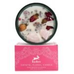 The Lovers Tarot Crystal Candle