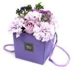 Lavender Roses & Carnations Gift Bag