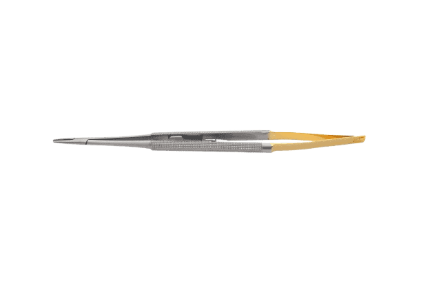 Castroviejo Needle Holder | Cardiovascular & Thoracic Surgery Instrument T.C. Castroviejo needle holder for cardiovascular and thoracic surgery (CTVS) – precision surgical instrument
