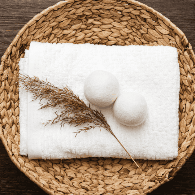 dryer balls used for drying towels efficiently