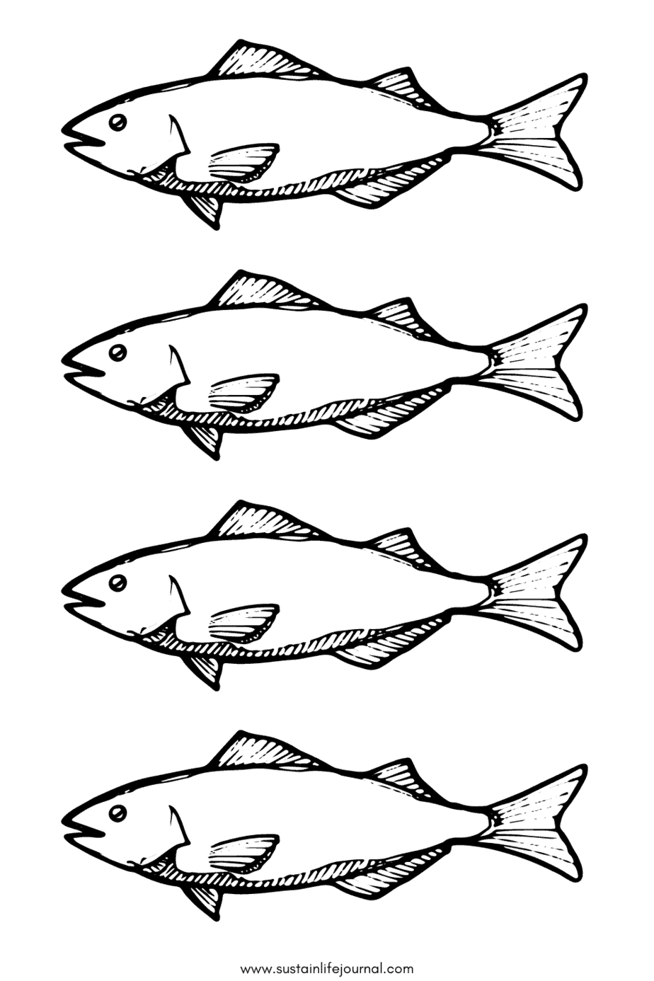summer fish for a fun coloring sheet
