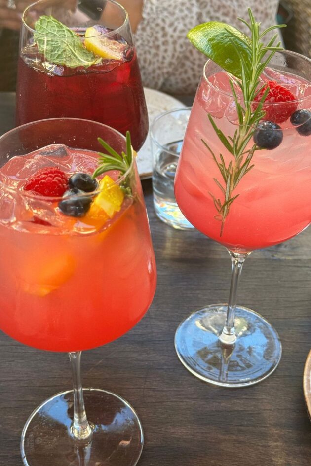 homemade mocktails