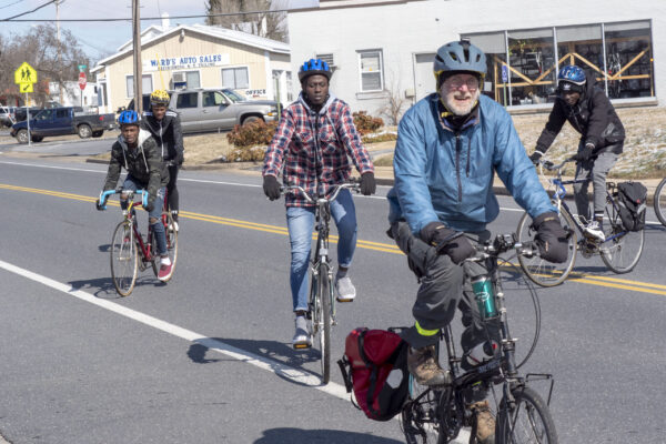 Bikes for Refugees program in Harrisonburg, VA March 3, 2019. Randall K. Wolf / SVBC)