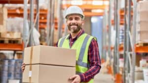 Lone Warehouse Worker