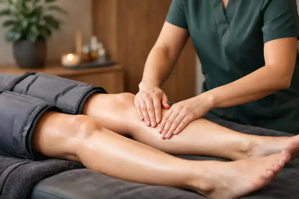 Lymphdrainage bei schweren Beinen hilft 1 Lymphdrainage bei schweren Beinen hilft