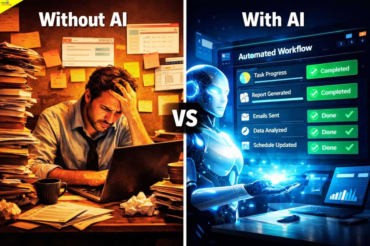 ai-agent-tools-langchain-crewai-autogen-agentgpt-n8n-dify Popular AI agent tools including LangChain, CrewAI, AutoGen, AgentGPT, n8n, and Dify displayed on workspace