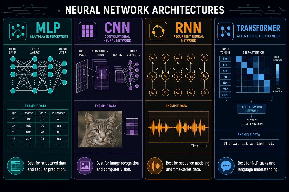 Neural Networks vs. Deep Learning vs. Machine Learning