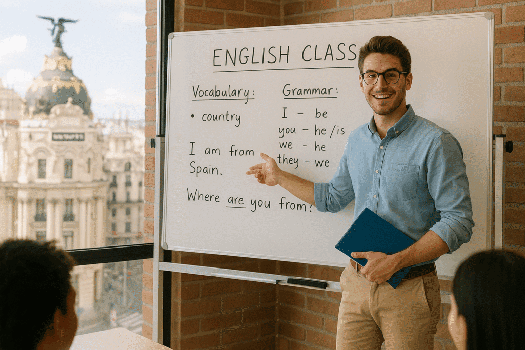 tefl teacher in madrid