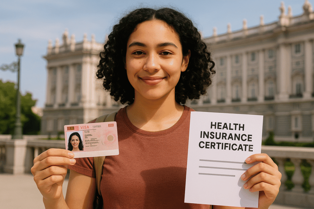 Student health insurance Spain for visa approval